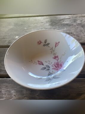Castlecourt Rose Glow Vintage Porcelain Serving Bowl
